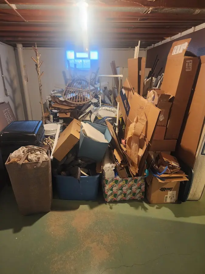 Roll-off dumpster container at job site for Construction Dumpster Rental in Rotonda